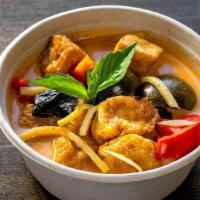 Red Curry · coconut milk, bell pepper, basil, bamboo shoot