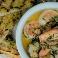 Shrimp Scampi · Wild Gulf Shrimp, Lemon Butter, Grilled Toast