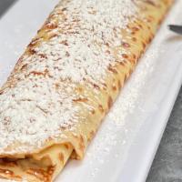 Butter Crepe · Butter and sugar. Add strawberries for an additional charge.