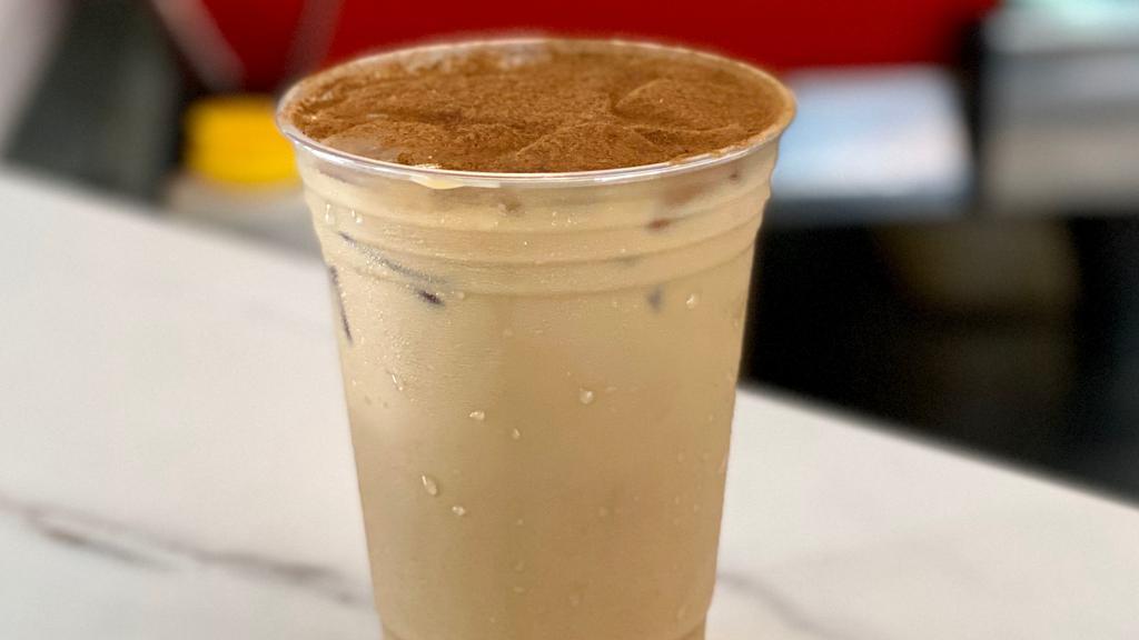 Iced Caffe Viennese (16 Oz) · Double espresso, milk, honey, and cinnamon.