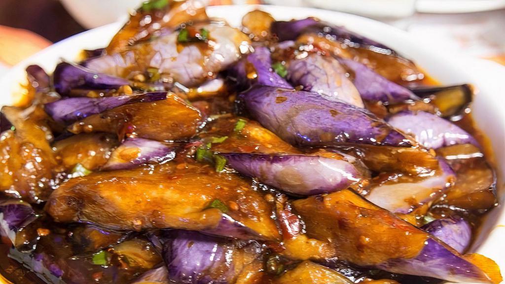 Eggplant With Garlic Sauce · Hot and spicy.