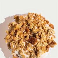 Peanut Butter Cookie · Crunchy peanut butter cookie glaze covered in rich peanut butter cookie crumbs (contains nut...