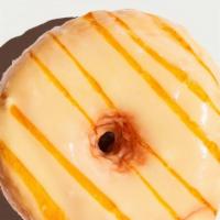 Salted Caramel Whiskey · A vanilla whiskey caramel glaze drizzled with salted caramel.