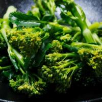 Broccolini · Sautéed with garlic and olive oil