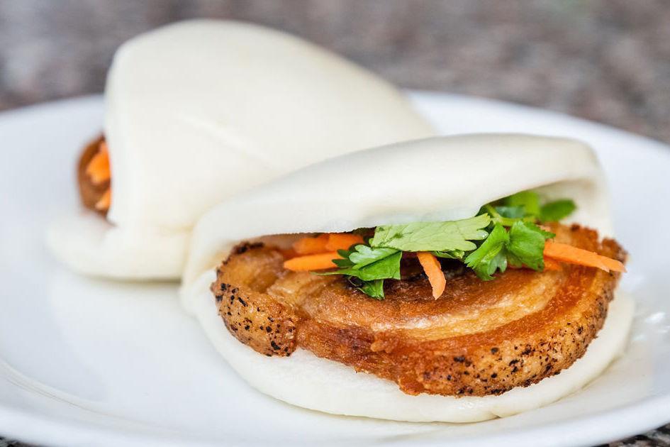 Bao Buns (2) · (2) Rice buns with spicy hoisin sauce, pickled carrot & daikon, cilantro and green onion. Your choice of fried or steamed bun. *Contains gluten.