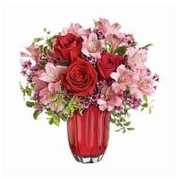 Heart'S Treasure Bouquet By Ashley'S · Love is in bloom! This gorgeous and romantic bouquet features deep red roses and other flowe...