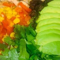 Mexican Buddha Bowl · Vegetarian. Chicken breast, organic brown rice & organic quinoa, organic black beans, organi...