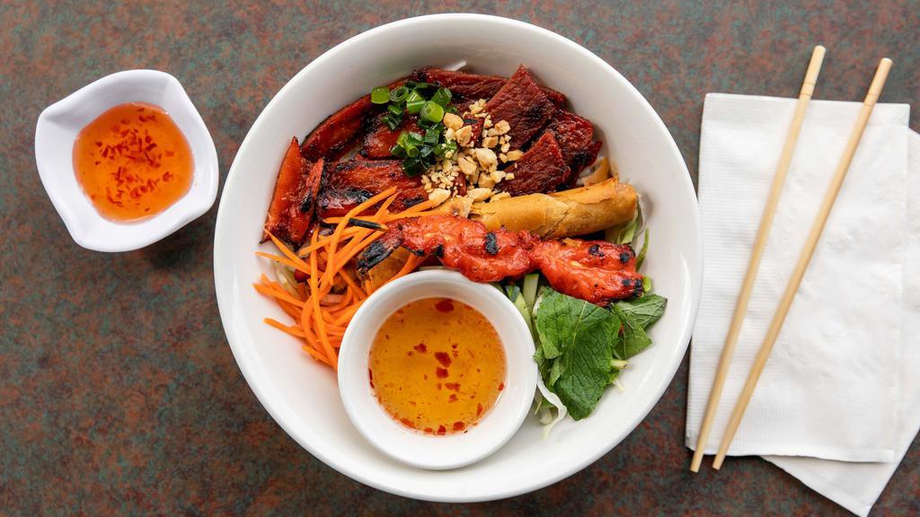 Bun Dac Biet - Special Bun · Vermicelli Noodle with chicken, pork, grilled shrimp and egg roll with a side of fish sauce