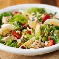Chef Special Salad · Romaine heart lettuce, chopped egg, tomatoes, red onion, black olives, carrots with turkey, ...