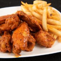 10Pc Wings & Fries · 10pc wings. Served with fries and blue cheese.
