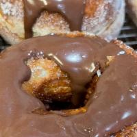 Chocolate Cronut · Flaky on the outside and creamy on the inside. The classic cronut made with European butter ...