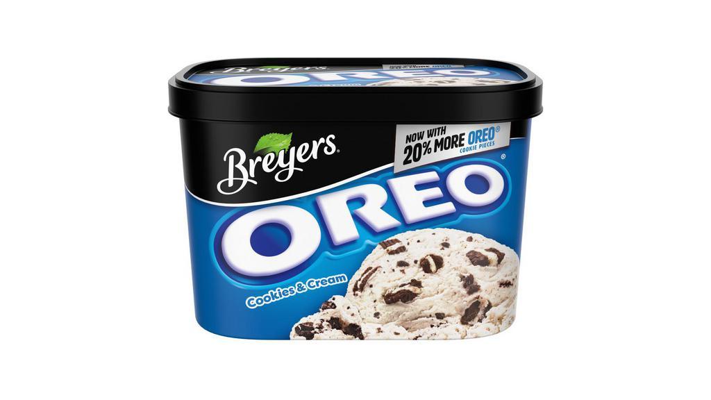 Breyers Frozen Dairy Dessert Oreo Cookies & Cream · 48 Fl.Oz