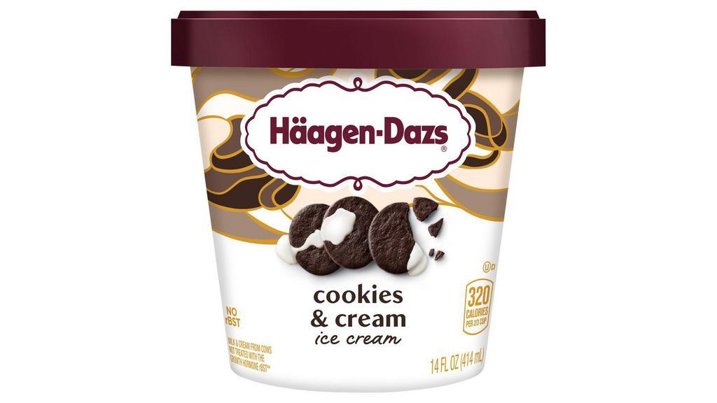 Haagen Dazs Haagen-Dazs Cookies & Cream Ice Cream · 14 Fl.Oz