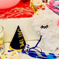 Deluxe Unicorn Mini Pinatas. Party In A Box   · What a perfect gift to send, Packed with all the essentials to create a cheerful and festive...
