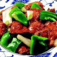 Beef With Green Peppers · 