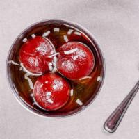 Gulab Jamun (2 Pieces) · Juicy sweet milk balls.