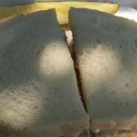 Turkey & Avocado Sandwich · With mesquite smoked turkey, swiss cheese, lettuce, tomato, fresh avocado and lemon thyme ma...