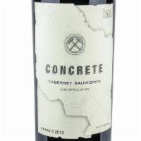 Concrete Cabernet Sauvignon · Opulent aromas of dark cherries, cassis, and cocoa. The palate is gorgeously lush and firm w...