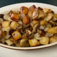 Home Fry Special · Home fried potatoes topped with your choice of four of the following items: ham, sausage gra...