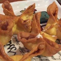Cream Cheese Fried Wontons · Six pieces.