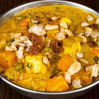 Vegetable Korma · Assortment of vegetables like carrots, green beans, cauliflower and nuts blended with cheese...