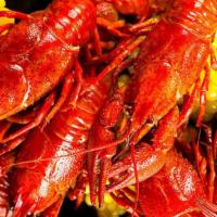 1 Lb. Crawfish · served with potatoes and corn then blended with one of our signature seasoning you choose.