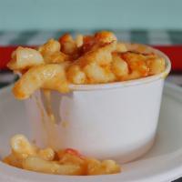 Pimento Mac N Cheese · Our southern Mac n' Cheese with cheddar, American and pimento