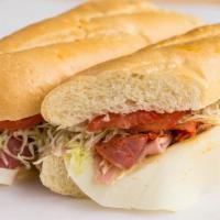 Ham & Cheese · Wright Texas Pit Ham. Wisconsin F&A Farms Provolone Cheese. Loaded with Fresh Shredded Lettu...