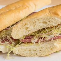 Salami & Cheese · Imported Italian Hard Salami with Wisconsin F&A Farms Provolone Cheese. Loaded with Fresh Sh...