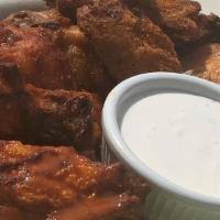 Chicken Wings · 1 lb of Wings Grilled then Fried