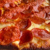 Pepperoni · Shredded Mozzarella, Pepperoni, House Made Tomato Sauce
