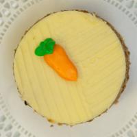 Carrot Cake 8' · Multiple layers of rich moist carrot cake made with pineapple and walnuts. topped with smoot...