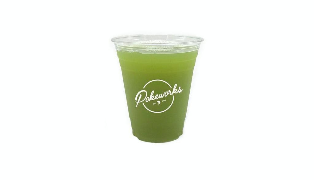 Cold Pressed Juice Pineapple Green · Pineapple, Cilantro, Pear, Cucumber, Ginger