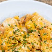 Creole Rigatoni · Jumbo Shrimp, Andouille Sausage, Chicken, Cream Chipotle Sauce, Creole Seasoning