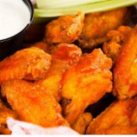 Buffalo Wings · Served with celery and your choice of sauce.