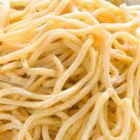Plain Noodles · Lightly fried noodles made from flour.