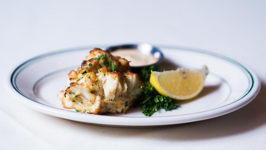 Colossal Lump Crab Cake · One Crab Cake, served with Joe's Mustard Sauce.
