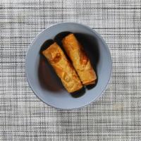 Spring Rolls · Fried thai vegetarian rolls stuffed with mixed vegetables and thai herbs, wrapped in thai to...