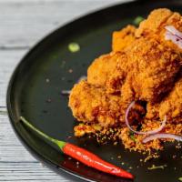 Boneless Thai Wings With Crispy Onions · Spicy thai dry rub. Mix of thai herbs and spices.