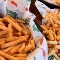 Fries · Basket of seasoned fries.