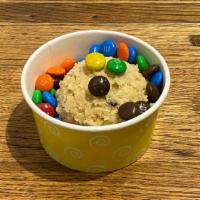 M&M Chocolate Chip Cookie Dough · Most popular M&M chocolate chip from scratch edible cookie dough served with melted chocolat...