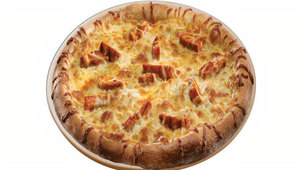 Buffalo Chicken · Creamy ranch sauce, perfected with marinated buffalo grilled chicken and mozzarella cheese. A fan favorite!