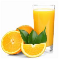 Orange Juice · Freshly squeezed oranges.