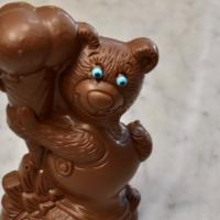 Bear With Ice Cream · Hollow milk chocolate. 6 oz.