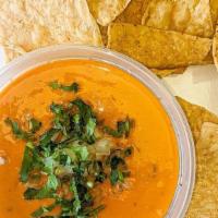 Chips N Salsa Vaquera · Spicy high heat salsa topped with cilantro and onion 8oz
