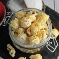 Kettle · Basic Kettle Corn - popped with sugar and lightly salted.<br /><br />Approximate Bag Sizes: ...