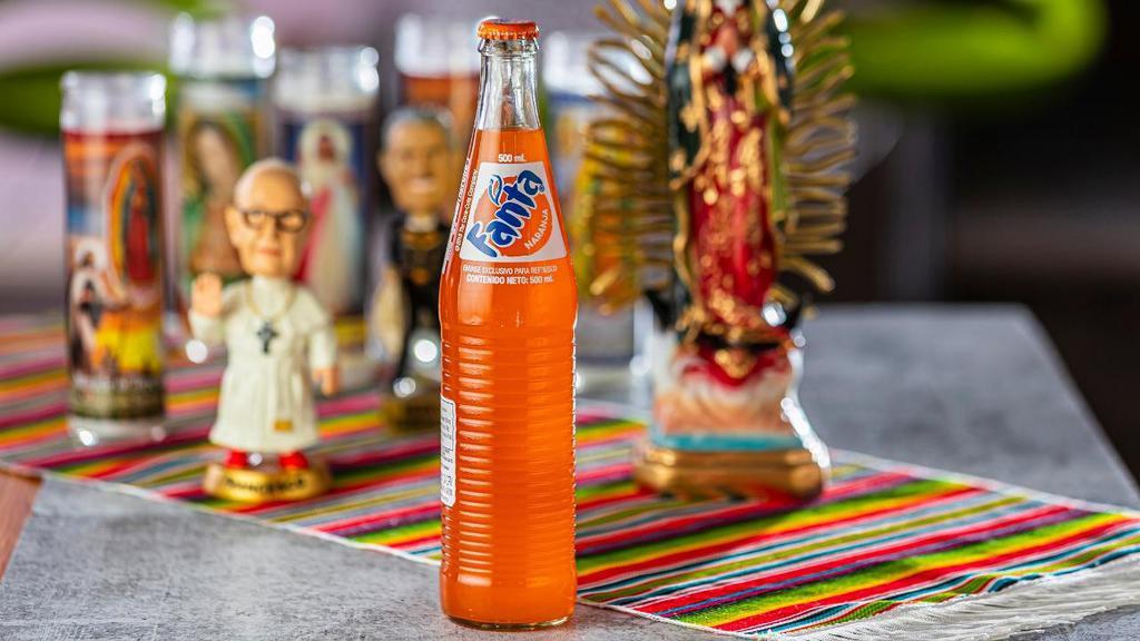 Orange Fanta · Mexican Orange Fanta in Bottle