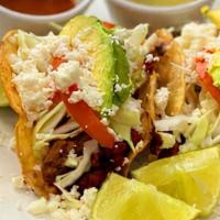 Tacos Nortenos (3 Tacos) · (3 tacos) Tortilla de Maiz, escoje carne, frijoles refritos, queso, lechuga, tomate, aguacat...