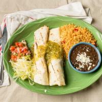 Grilled Burrito Platter · 
