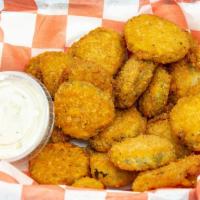 Fried Pickles  · Hand breaded.